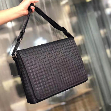 Seduction Styles Genuine Leather Men's Business Casual Messenger Bag