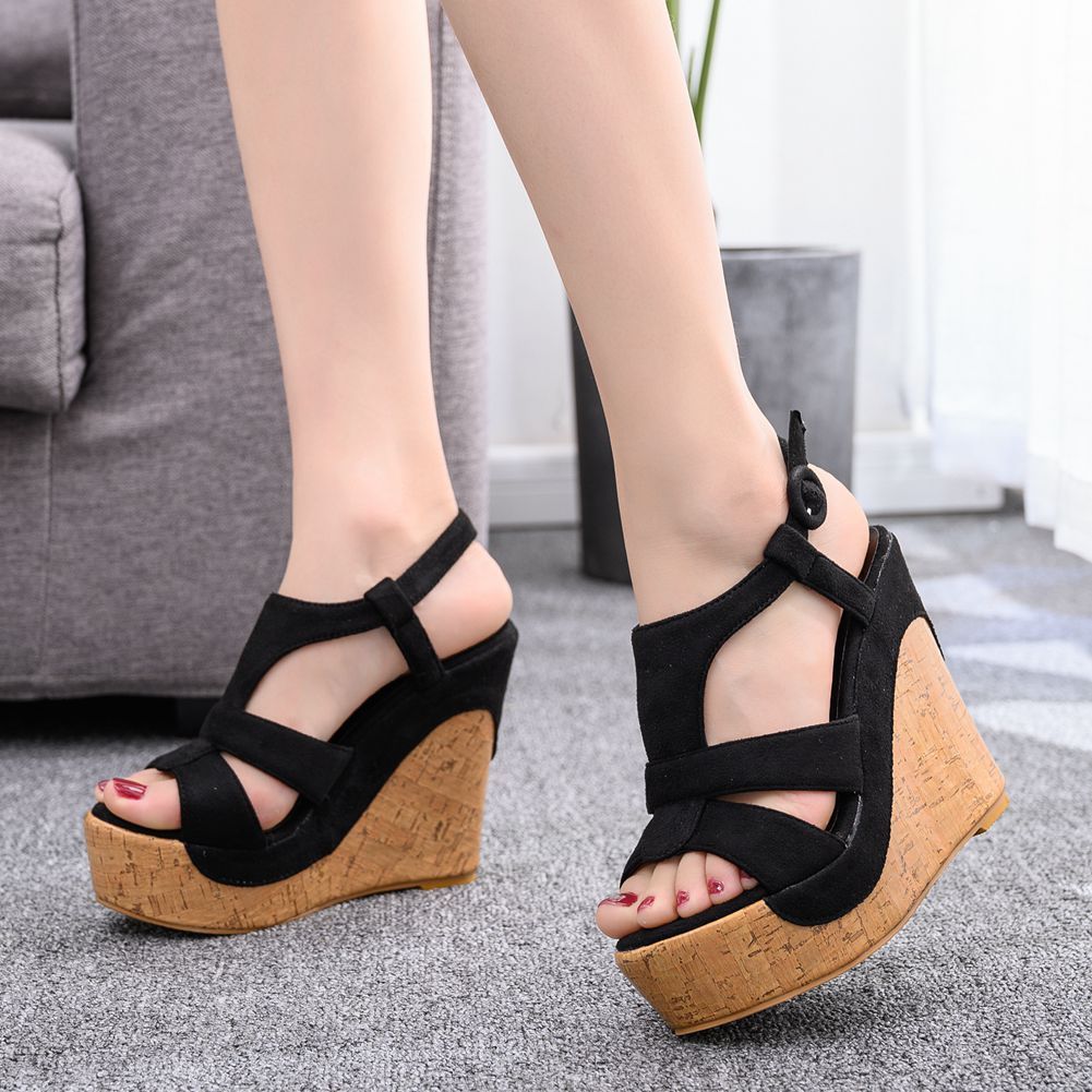 Seduction Styles  Wedge Heel Sandals