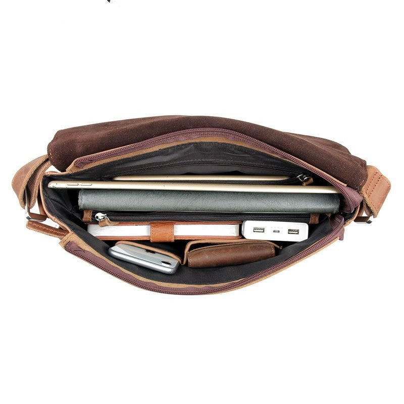 Seduction Styles Genuine Leather Crossbody Bag For Men