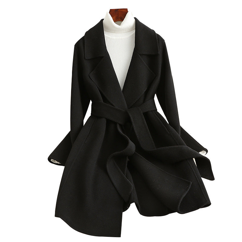 Seduction Styles Small Reversible Cashmere Coat Women's Mid-length