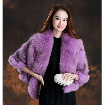 Seduction Styes  Autumn And Winter Real  Fox Fur Leather Fur Coat